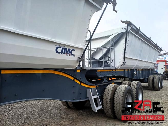 2021 CIMC 40 CUBE SIDE TIPPER TRAILER #52994